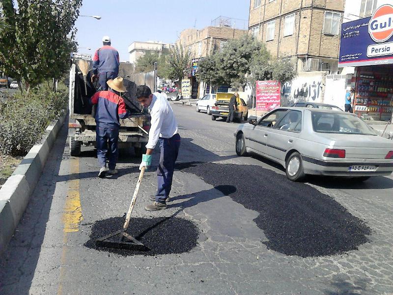 اقدامات اکیپ امانی واحد عمران منطقه دو اسلامشهر در دو روز گذشته.